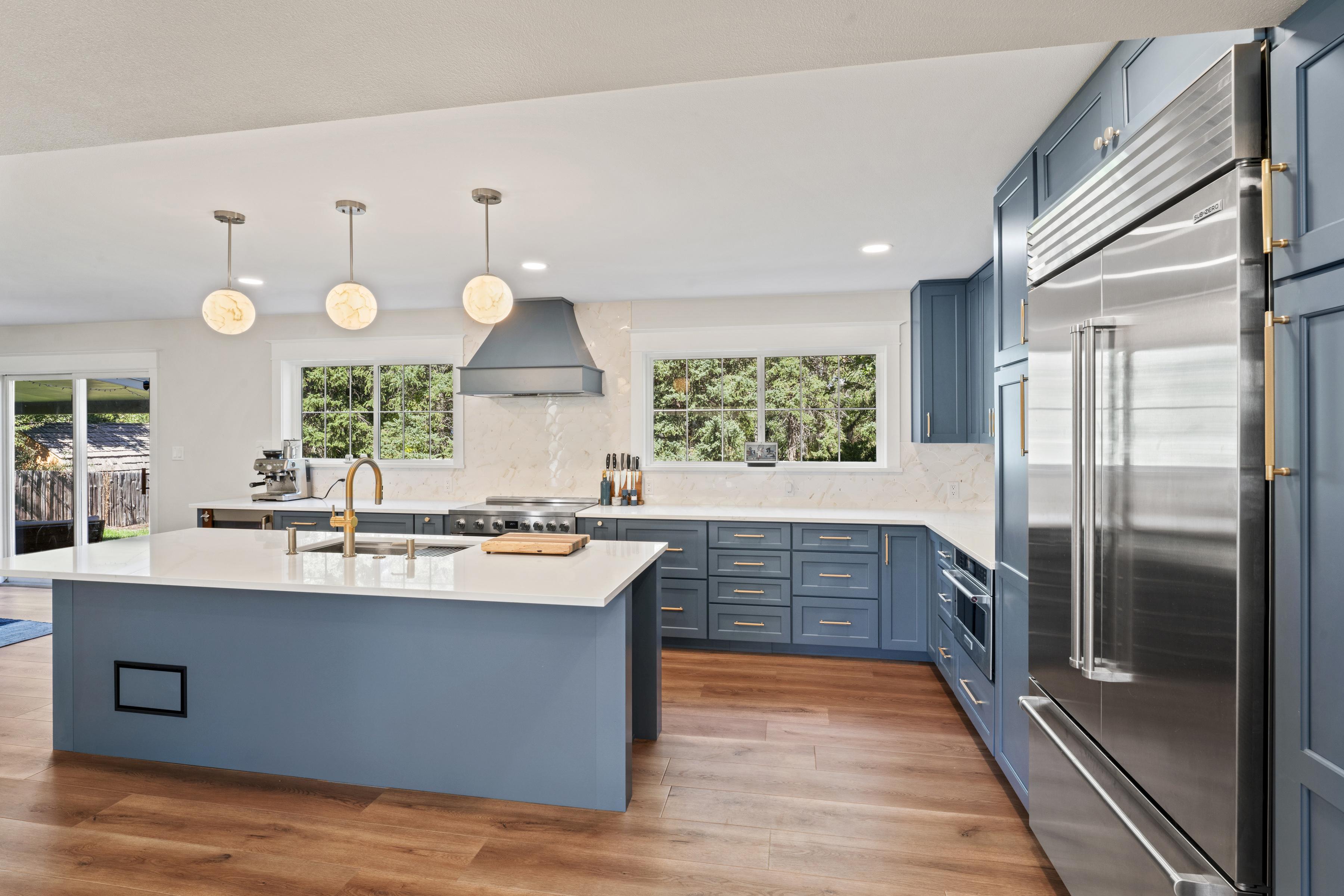 Windsor Kitchen center island with seating and storage